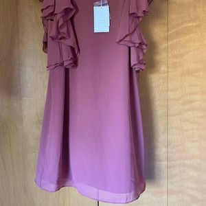 LC Lauren Conrad Dresses - NWT LC Lauren Conrad Shift Dress w/ Ruffle Sleeves LC Lauren Conrad Dresses - NWT LC Lauren Conrad Shift Dress w/ Ruffle Sleeves